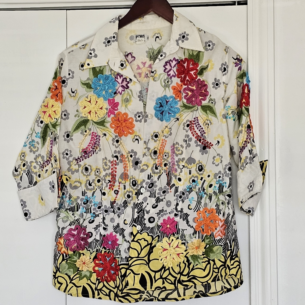 Pong Poco Ltd 3/4 sleeve top